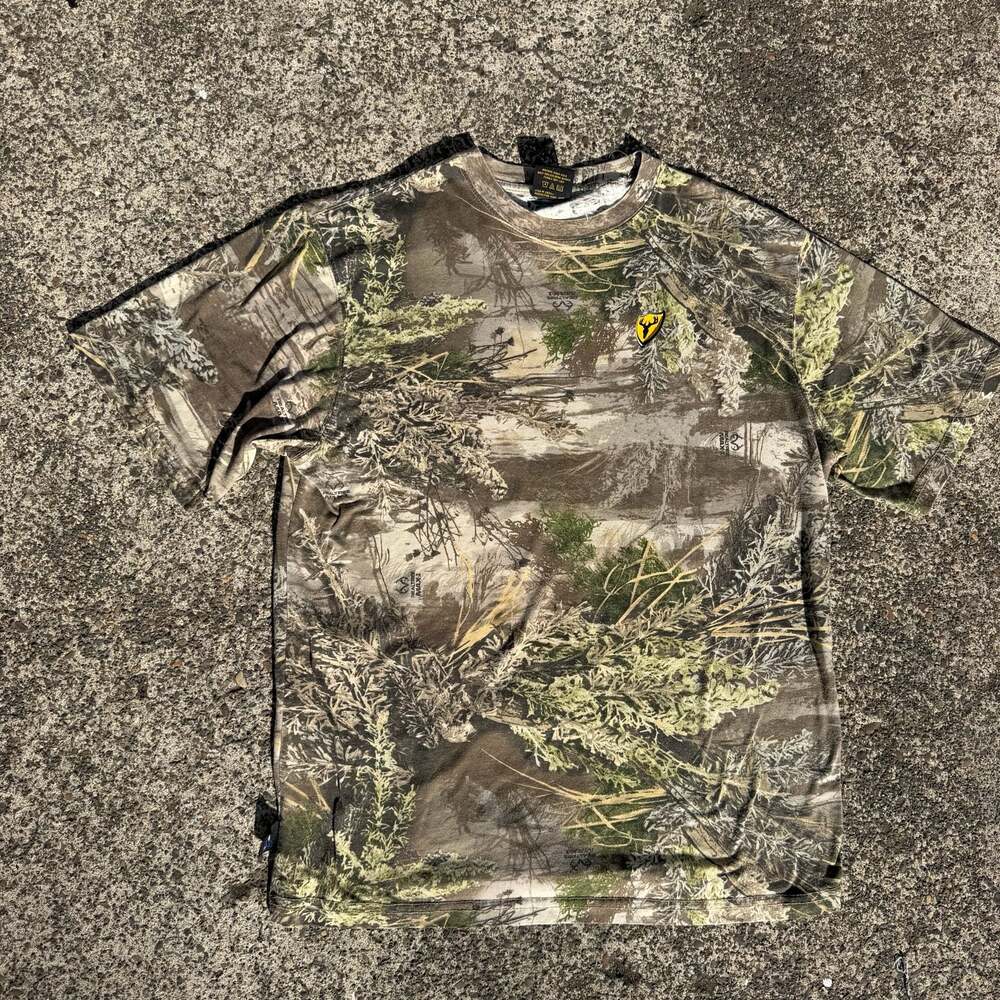 Scent Blocker Men's Realtree MAX-1 Camo Short Sleeve Crew Neck T-Shirt